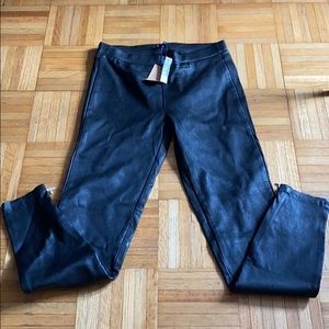 Madewell NWT Real Leather Leggings Size 4